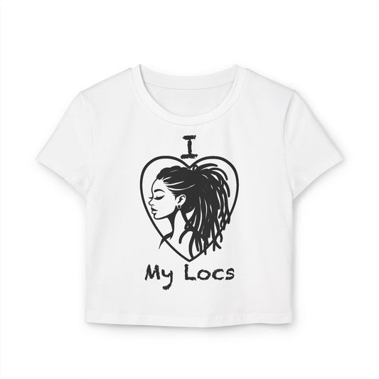 Baby Tee - I Love My Locs